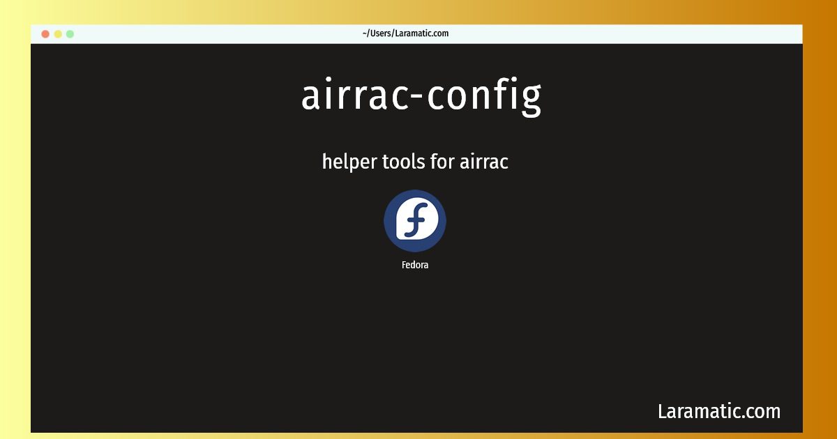 airrac config