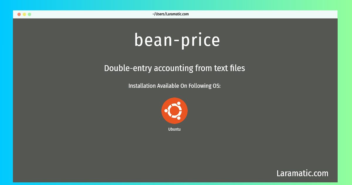 bean price