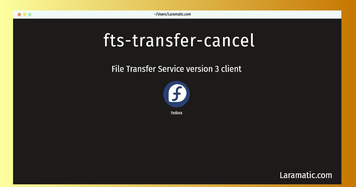 fts transfer cancel