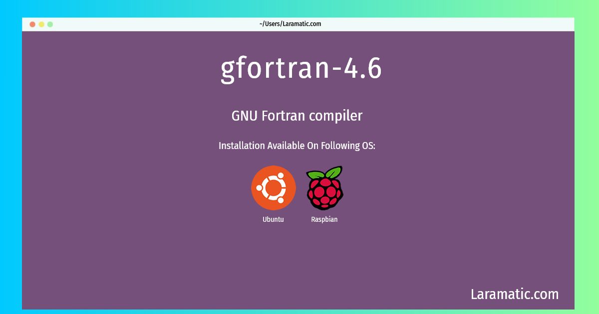 install gfortran compiler ubuntu