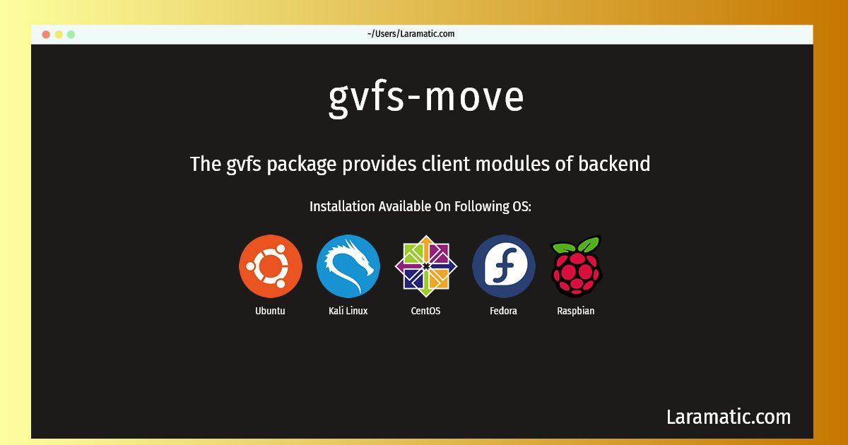 gvfs move
