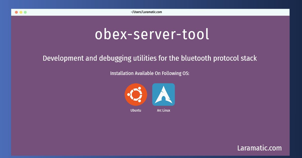 obex server tool