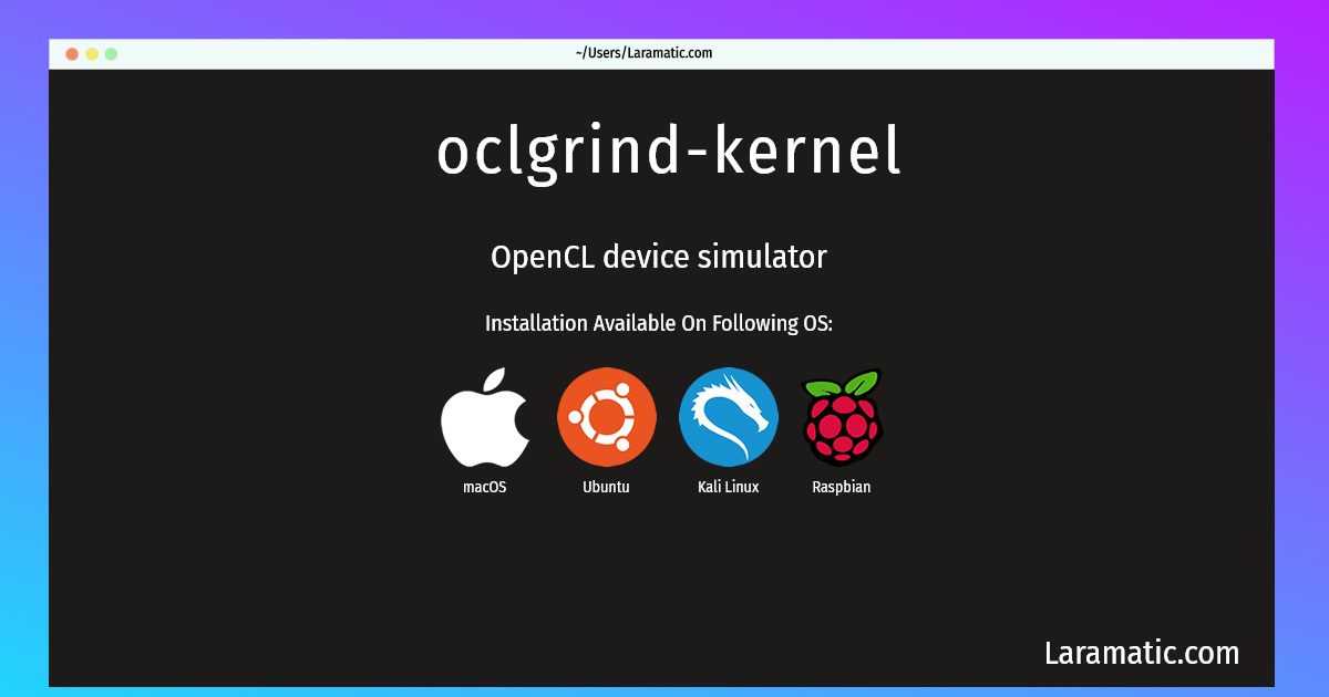 oclgrind kernel