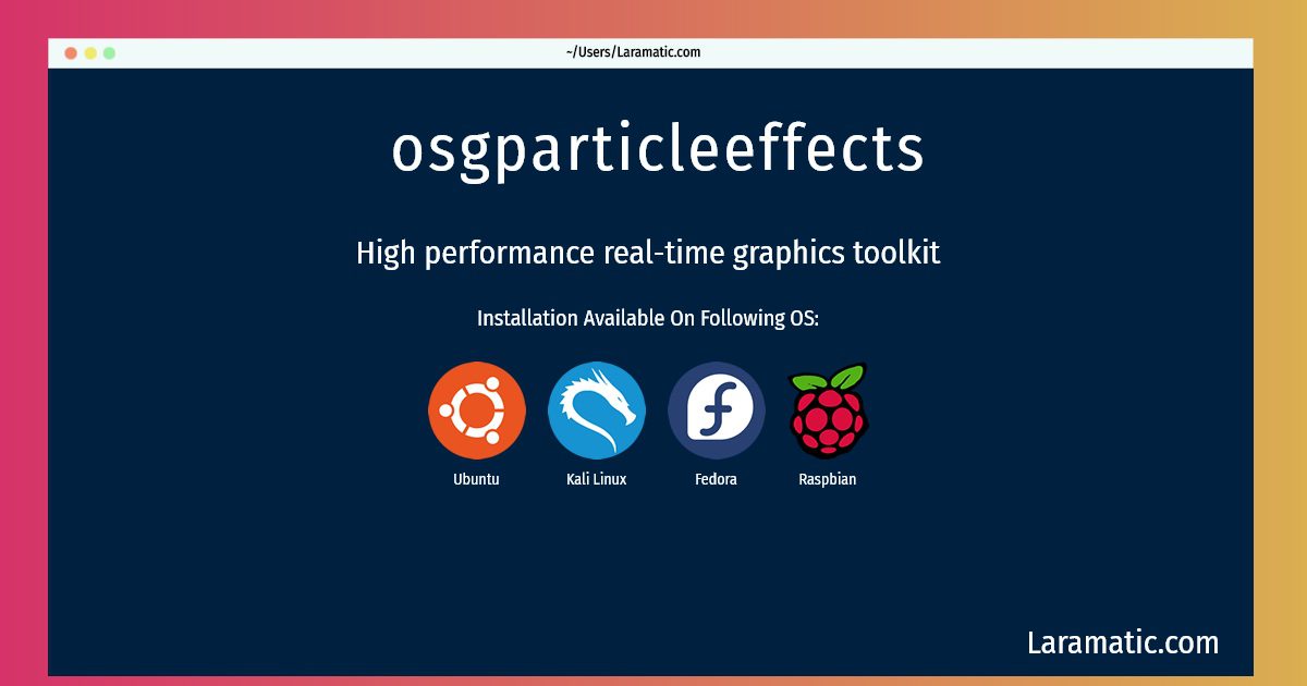 osgparticleeffects