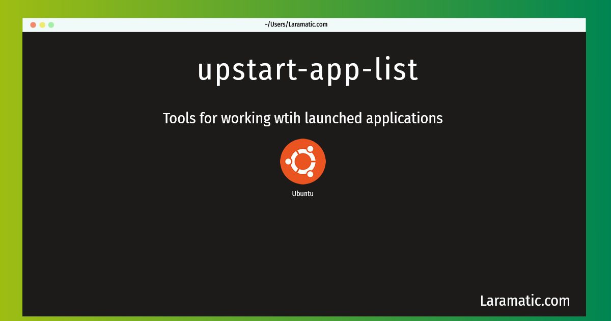 upstart app list
