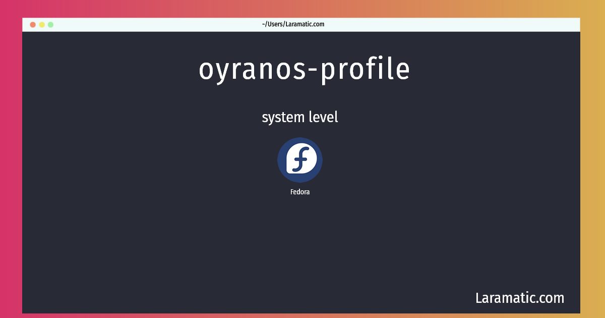 oyranos profile