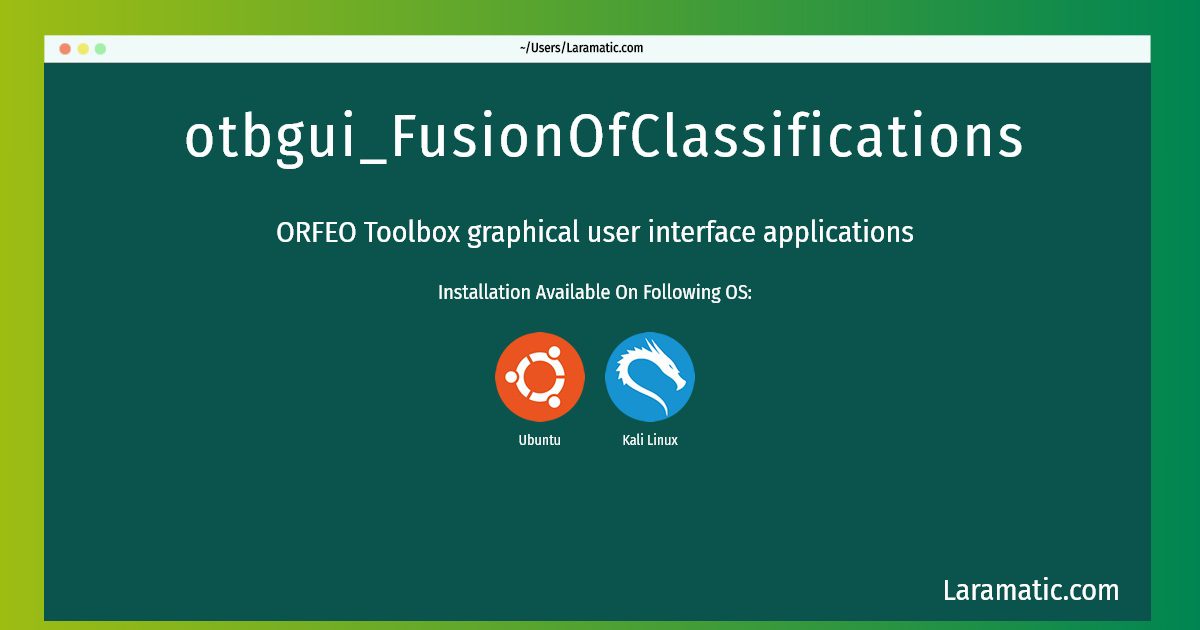 otbgui fusionofclassifications