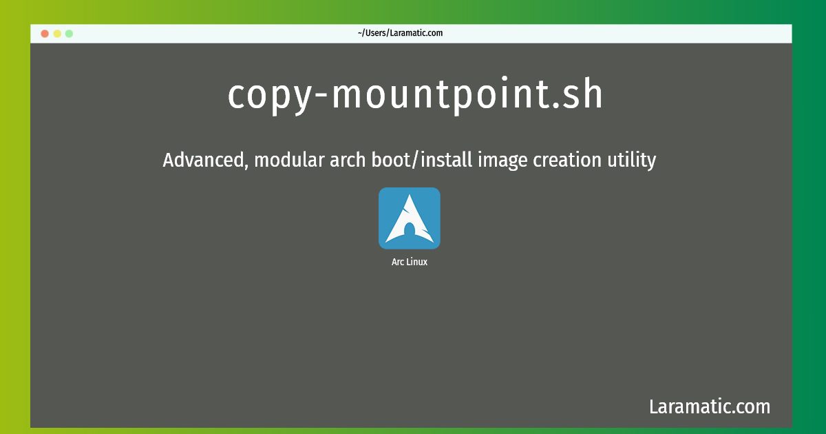 copy mountpoint sh