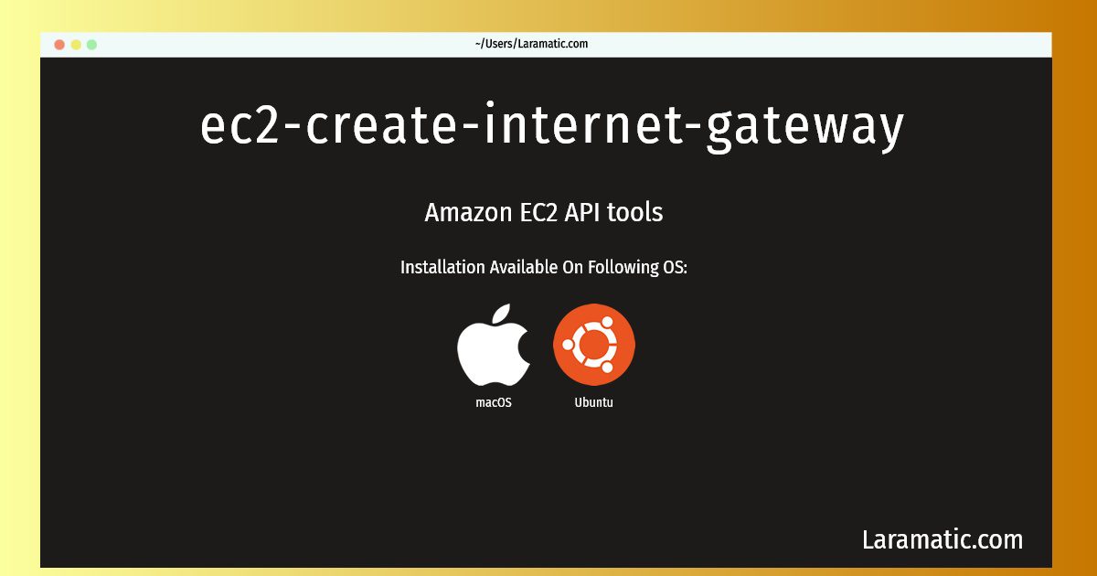 ec2 create internet gateway