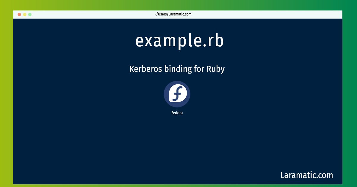 example rb