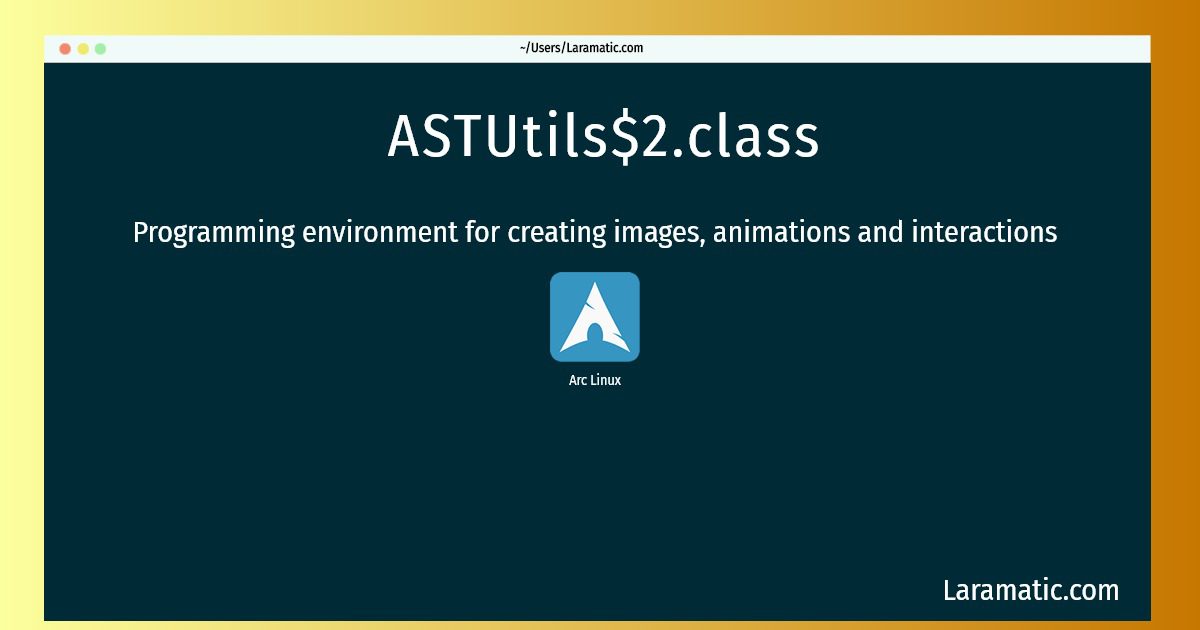 astutils2 class