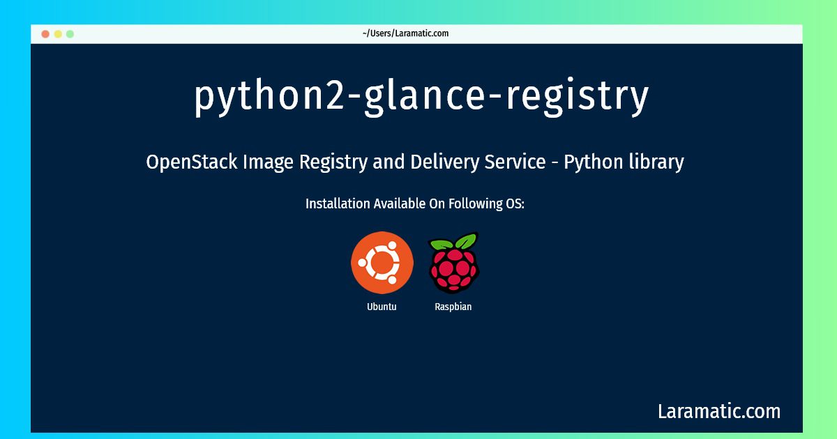 python2 glance registry