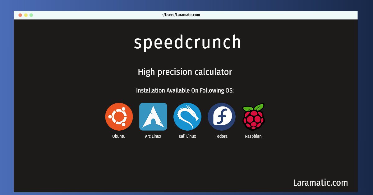 speedcrunch functions