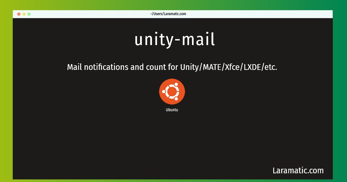 unity mail