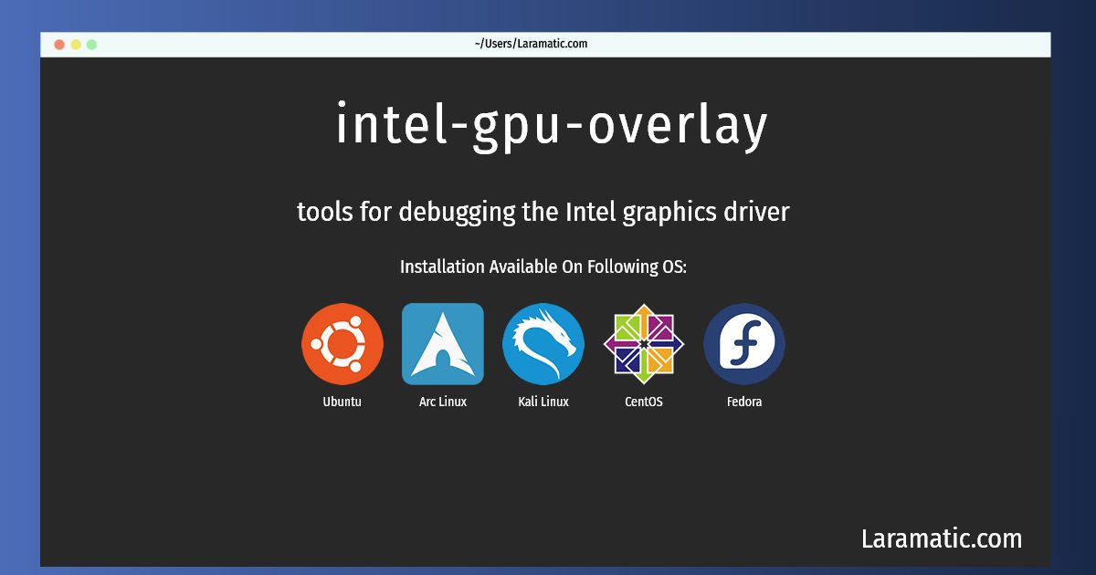 how to install intel graphics driver in kali linux