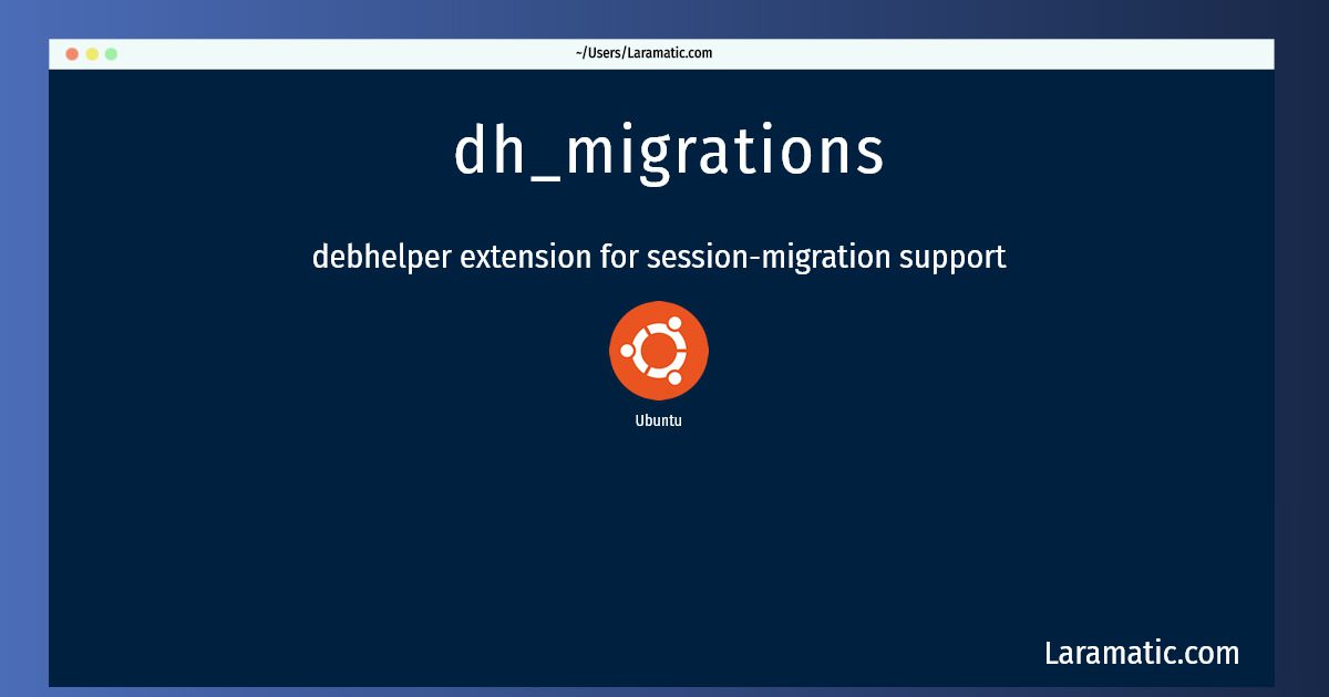 dh migrations