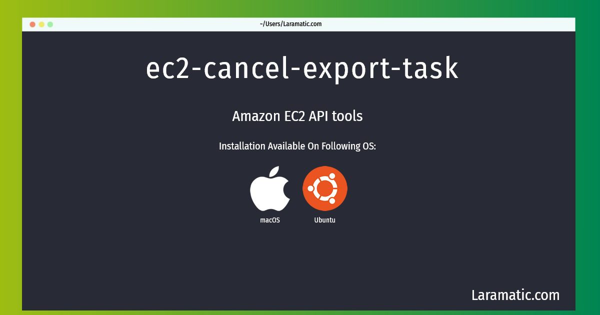 ec2 cancel export task