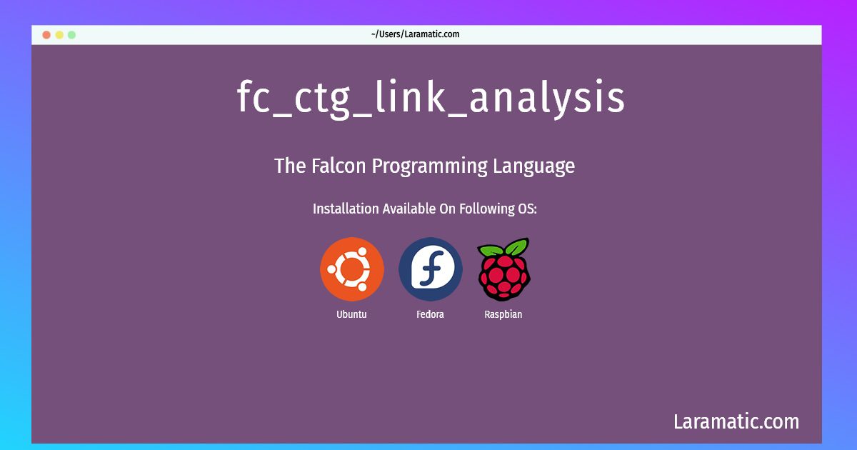 fc ctg link analysis