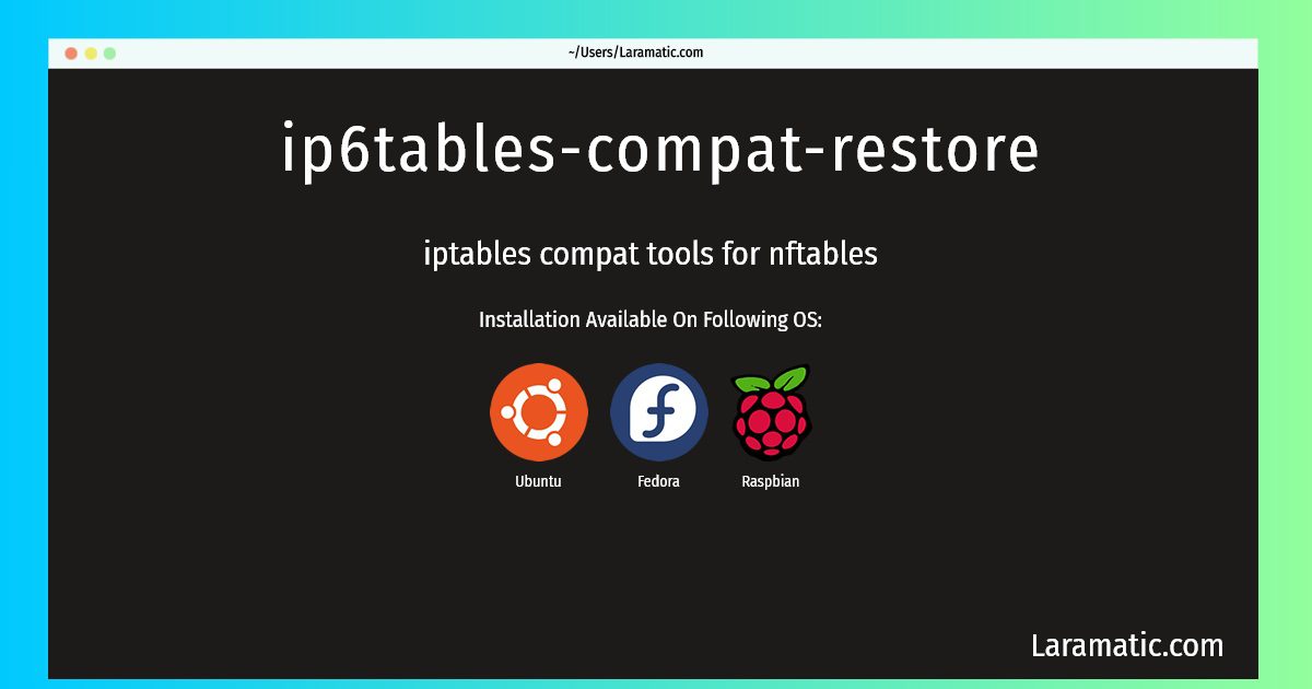 ip6tables compat restore