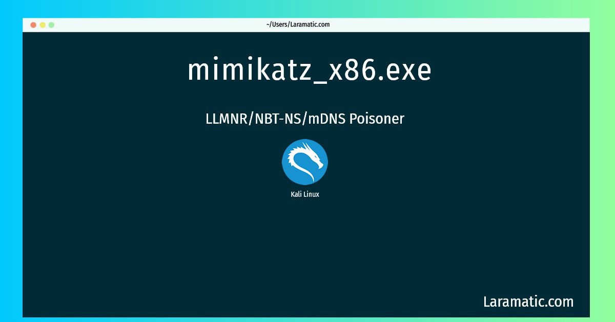 mimikatz x86