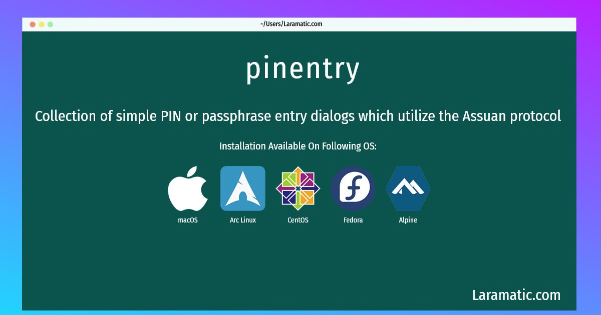 pinentry