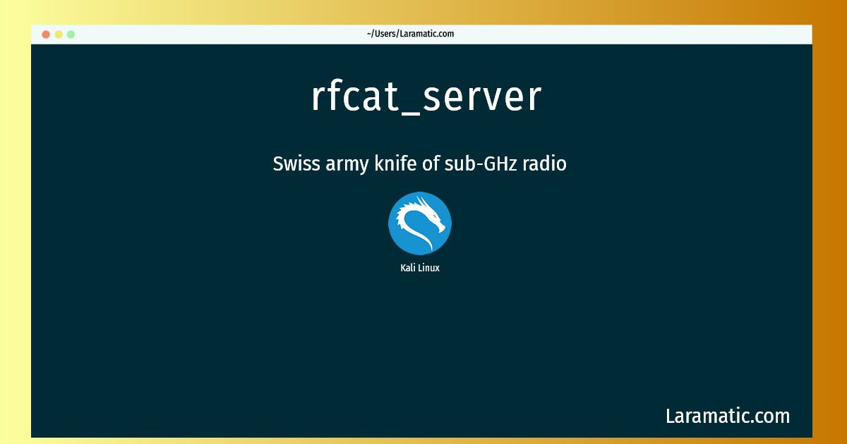 rfcat server