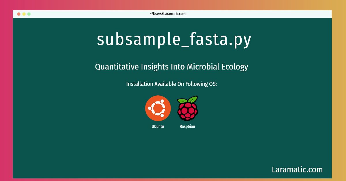 subsample fasta py