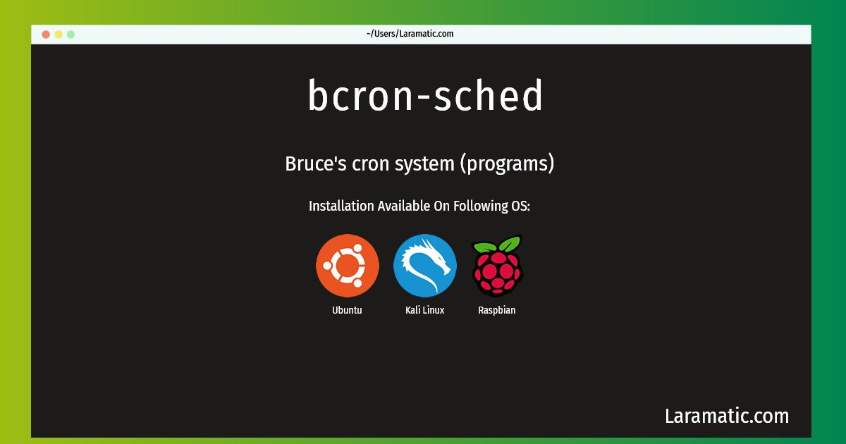 bcron sched