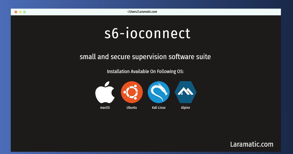 s6 ioconnect