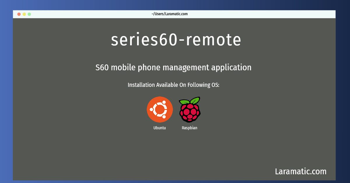 series60 remote