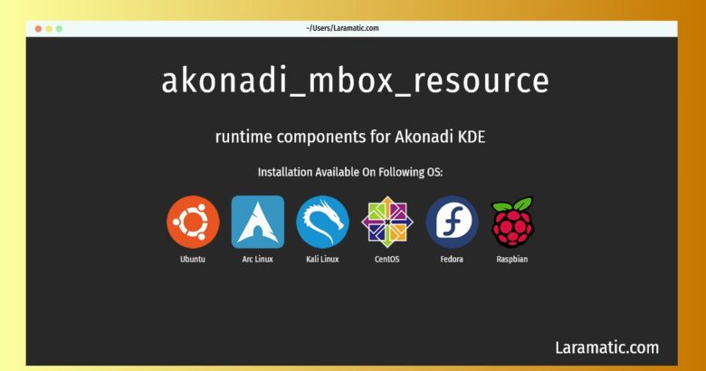 akonadi mbox resource