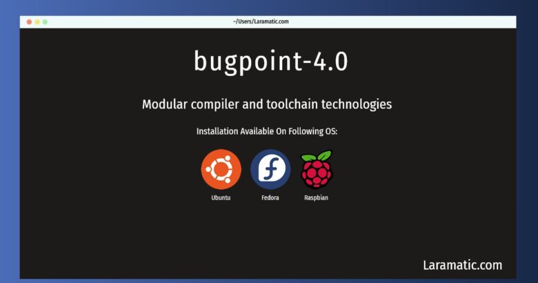 bugpoint 4 0