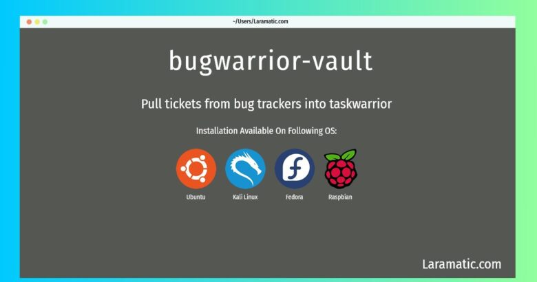 bugwarrior vault