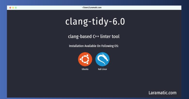 clang tidy 6 0