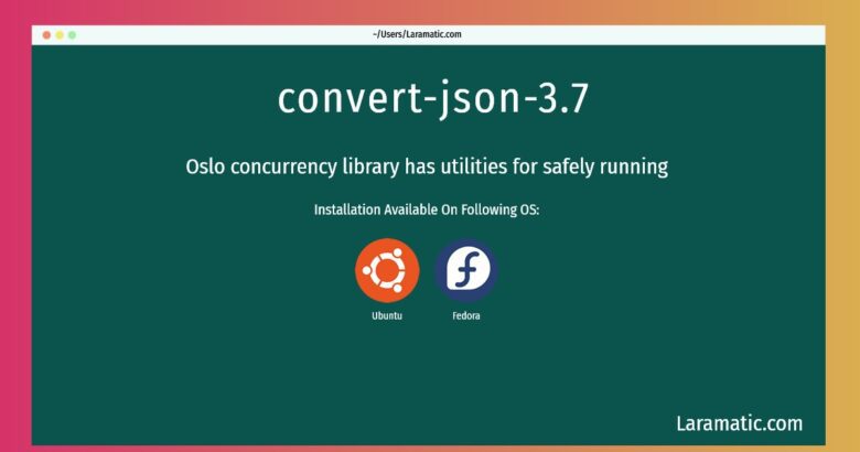 convert json 3 7