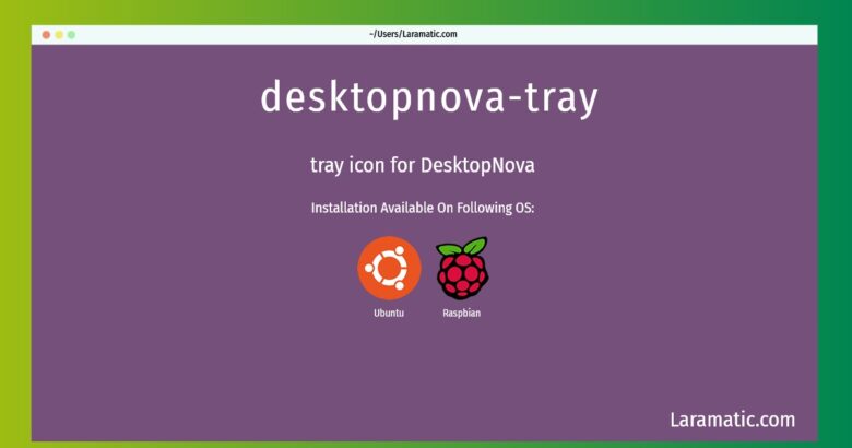 desktopnova tray