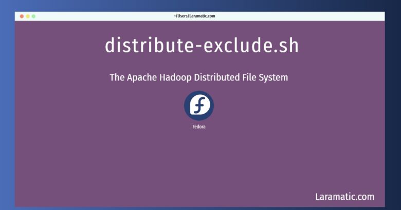 distribute exclude sh