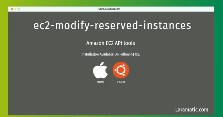 ec2 modify reserved instances