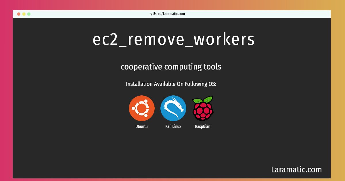 ec2 remove workers