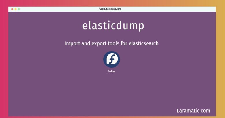 elasticdump