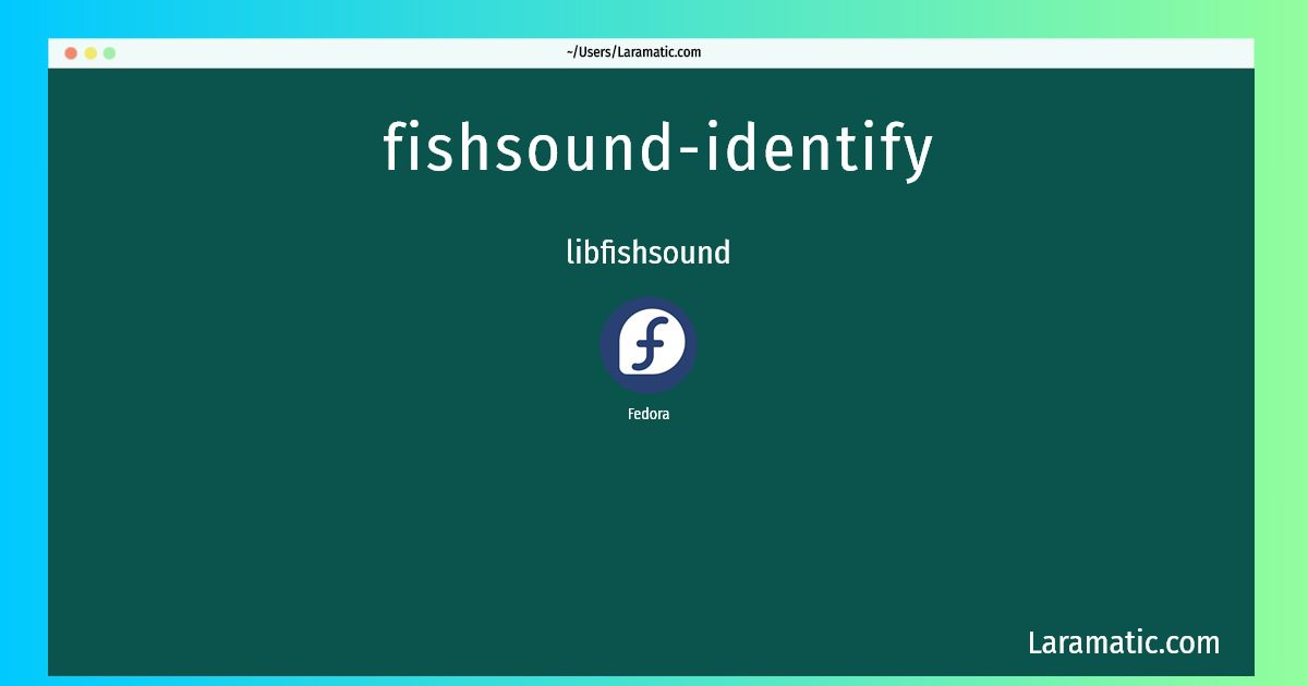 fishsound identify