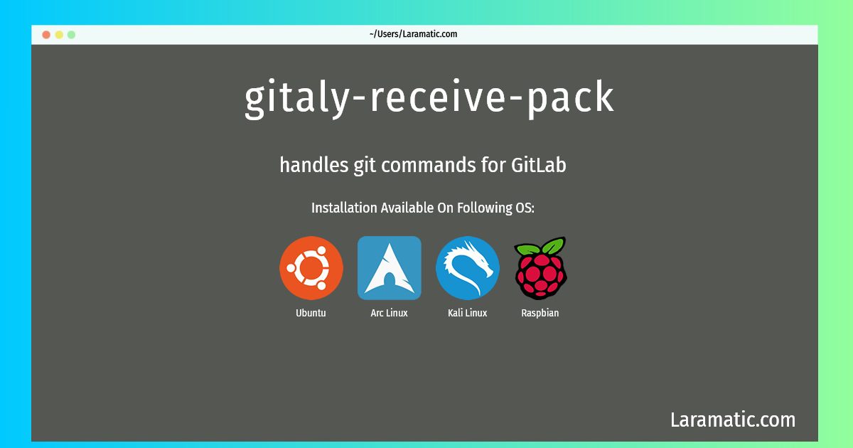 gitaly receive pack