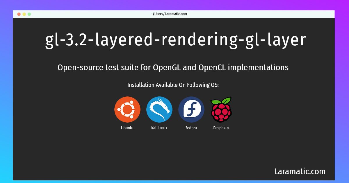 gl 3 2 layered rendering gl layer