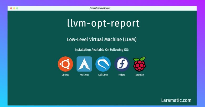 llvm opt report