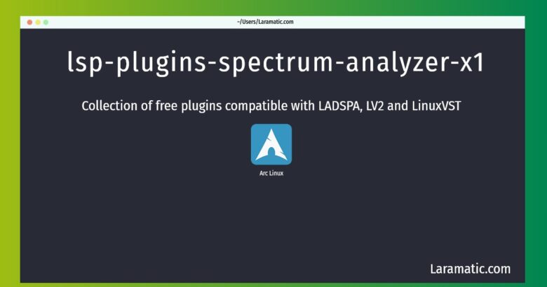 lsp plugins spectrum analyzer x1