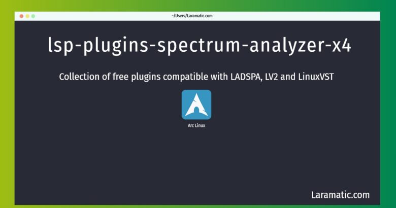 lsp plugins spectrum analyzer x4