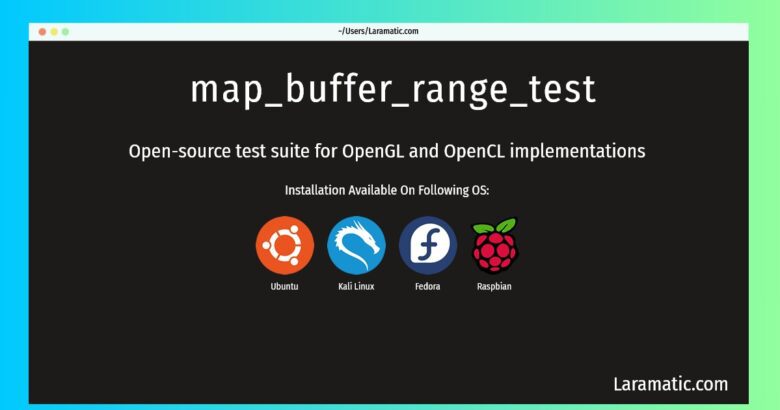 map buffer range test