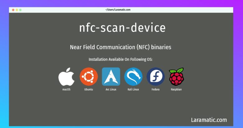nfc scan device