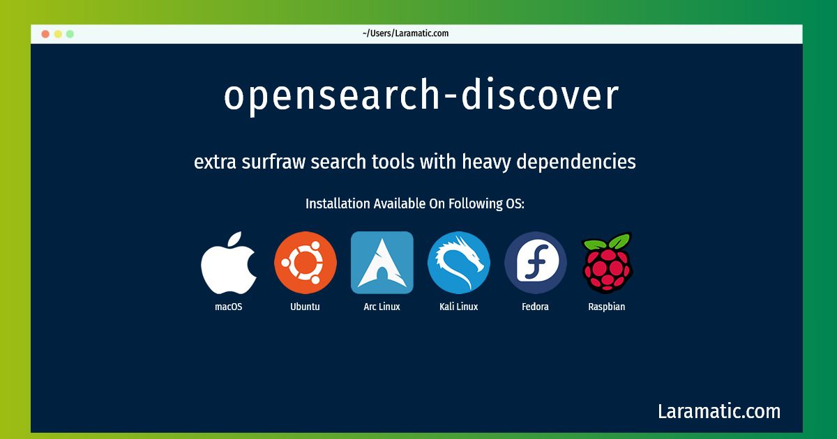 opensearch discover