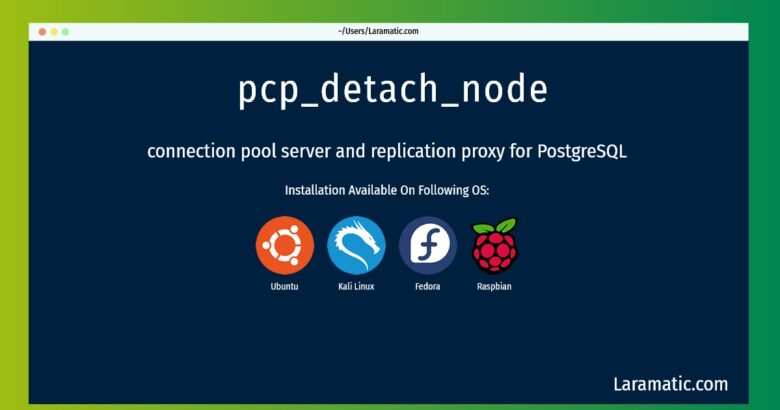 pcp detach node